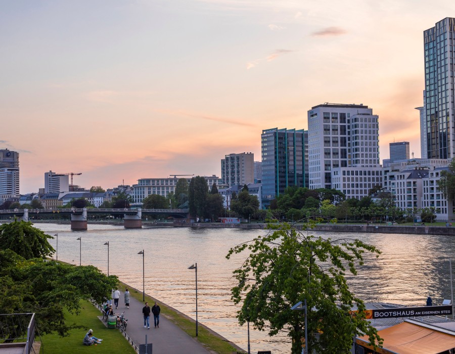 Europaviertel in Frankfurt.